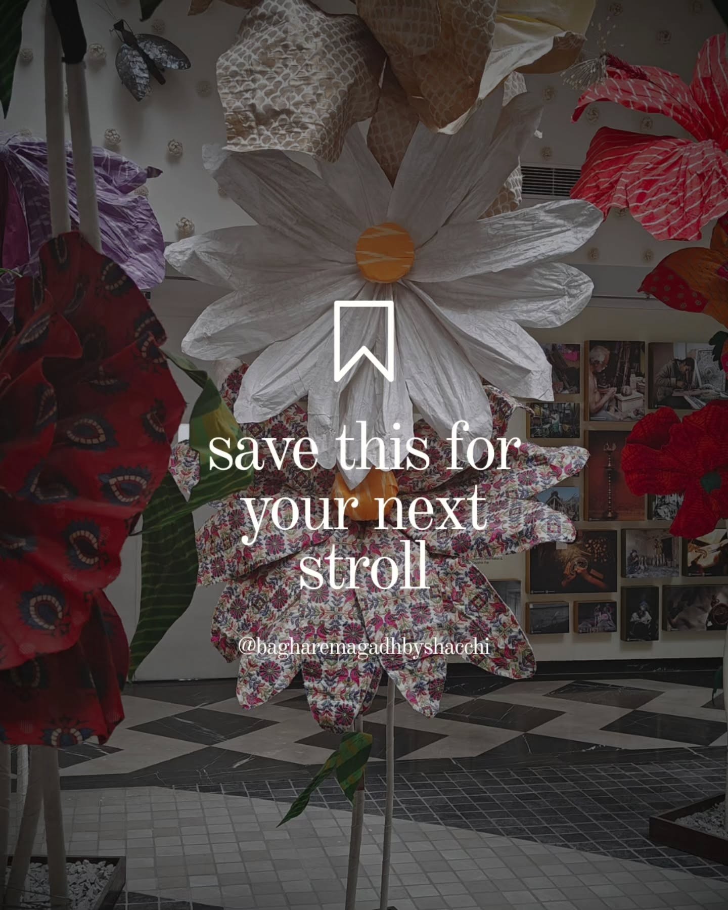 Artisanal fabric installation & heritage food salon